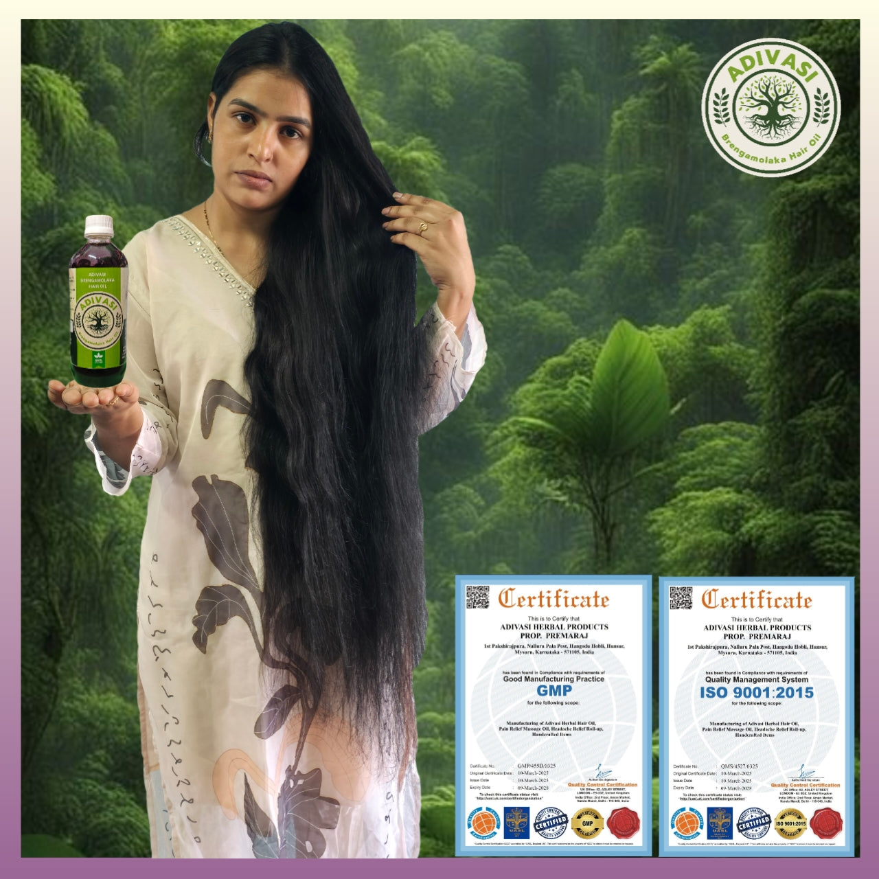 Adivasi Brengamolaka Hair oil .500 ML. 🌿