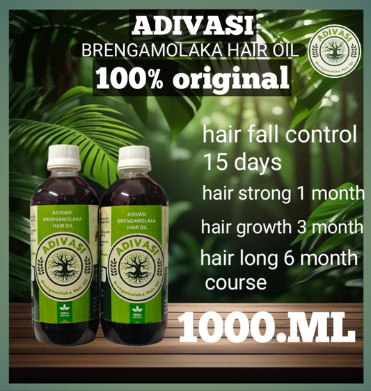 Adivasi Brengamolaka Hair oil. 1000. ML